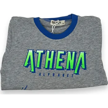 Sezon Chlapecké pyžama s dlouhým rukávem ATHENA Barva: Šedá, Velikost: 116