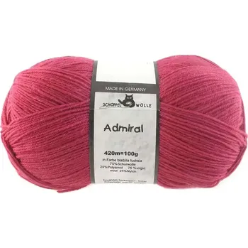 Příze Schoppel Wolle Admiral 2681 Blasslila- Fuchsia (Ponožková příze Admiral 2681 Blasslila- Fuchsia)