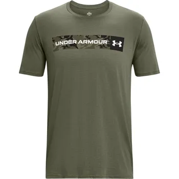 Pánská móda Pánské funkční tričko Under Armour Camo Chest Stripe khaki, S i476_9281920
