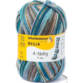 Příze Regia 4-Ply Color 4457 sea wead color (Ponožková příze Regia 4457 sea wead color)