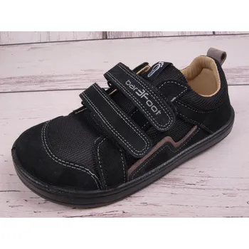 Chlapecké polobotky Obuv 3F Cross Dakota 4BC19/H99 hydrofobní bar3foot super flexi černé barefoot velikost: 33