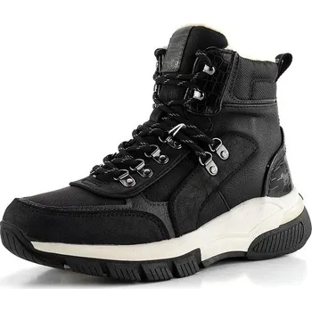 Dámské kozačky Mustang šněrovací kotník černý 1481-606-009 - 37 | P689823