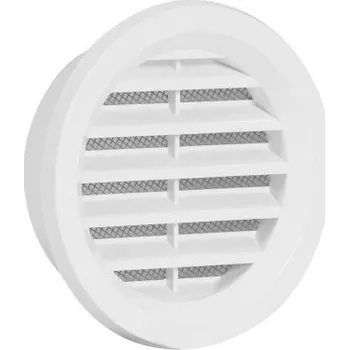 Větrací mřížka Větrací mřížka Haco VM 75 B se síťovinou - kruhová - bílá rozměr: Ø 75 mm