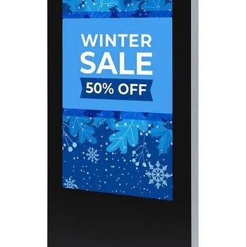 Operační systém Digitální tenký totem s monitorem Samsung 65", černý + doprava zdarma