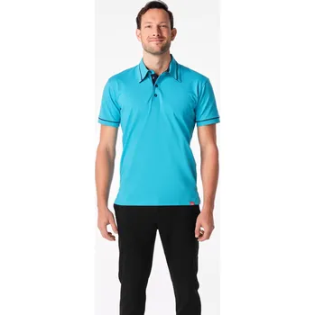 Pánské tričko CityZen - MASSY Pánská polokošile azurová 5XL