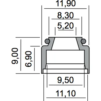 Motor pro motocykl RMS Gufero ventilů AP8122606 100669220