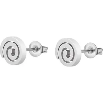Náušnice Steel Edge Náušnice pecky z chirurgické oceli WJHE134 Barva: Steel