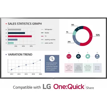 Monitor LG 55" signage 55VSH7J-H videowall