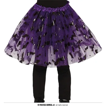 Guirca Tutu sukně s motivem "Halloween" fialová 30 cm