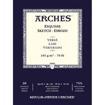 Skicák Arches Sketch 75% bavlna, 26x36cm, 105g/m2 (Skicák Arches Sketch 75% bavlna, 26x36cm, 105g/m2)