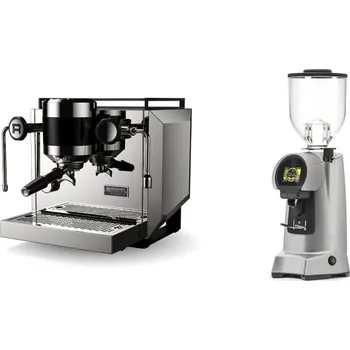 Kávovar Rocket Espresso Bicocca, stainless silver + Eureka Helios 65,…