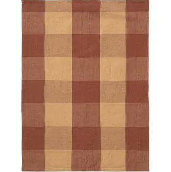 Utěrka Utěrka HALE 50 x 70 cm, broskvová / červená, bavlna / len, ferm LIVING - doprava zdarma od 2999 Kč