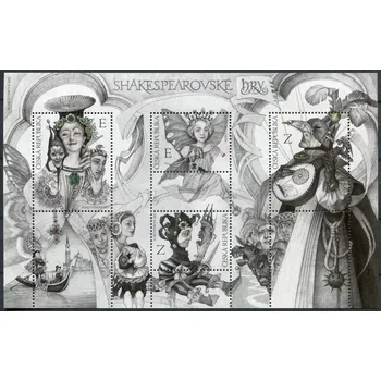 Poštovní známka Česká pošta (2023) A 1228 - 1231** - Česká republika - Shakespearovské hry "E" a "Z"