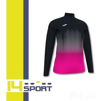 Dámská mikina Dámská mikina JOMA ELITE VII vel. L, barva černá - zářivě růžová - bílá, velikost L