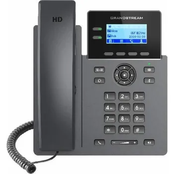 Stolní telefon Grandstream GRP2602W [VoIP telefon - 2.21" 132 x 48 grafický, 4x SIP účet, 2x RJ45 10/100 Mbps, PoE]