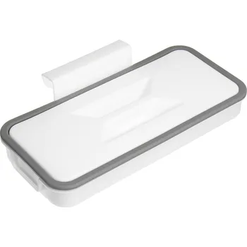 Odpadkový koš Verk 15536 závěsný držák na odpadkový koš bílý