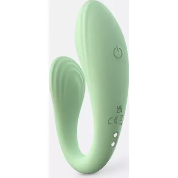 Vibrátor Párový vibrátor Doris na dálkové ovládání - Zelená