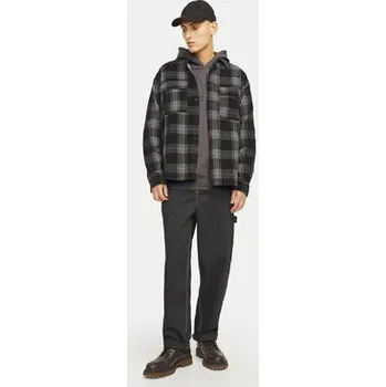 Pánské oblečení Jack & Jones Mikina Aero 12260011 Hnědá Relaxed Fit S