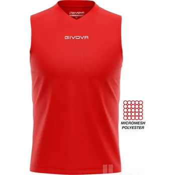 Basketbalový dres GIVOVA ONE, barva 0012 červená, velikost S