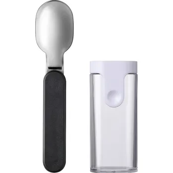 Svačinový box MEPAL SKLÁDACÍ LŽÍCE MEPAL, ELLIPSE, NORDIC BLACK