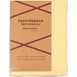 Vesna Luxusní prostěradlo JERSEY EXCELLENT s elastanem banánové 200x220 cm