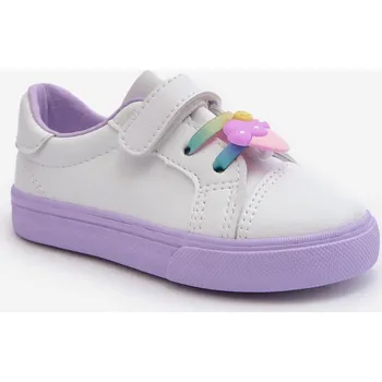 Dívčí obuv Dětské Tenisky Boty S Prstíkem Pennyn Barva: Fialová, Velikost: 21