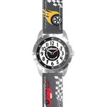 CLOCKODILE Dětské svítící šedé chlapecké hodinky ZÁVODNÍ AUTA CWB0121 ( )