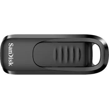 USB flash disk SanDisk Flash Disk 256GB Ultra Slider, USB-C 3.2, Černá