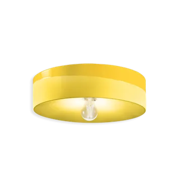 Ferroluce Stropní svítidlo PL, ∅ 40 cm, 1xE27 Barva: Citronová žlutá