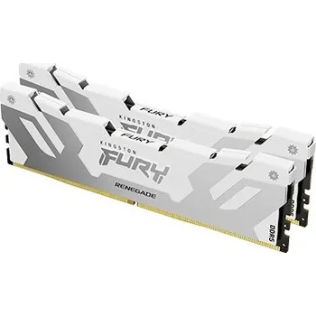 Operační paměť KINGSTON DIMM DDR5 32GB (Kit of 2) 7200MT/s CL38 FURY Renegade Bílá XMP