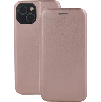 Pouzdro na mobilní telefon Beweare Magnetické flipové pouzdro Diva na Xiaomi Redmi A3 4G - rose gold