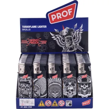 Champ High Skulls Turbo Flame zapalovač s tryskou