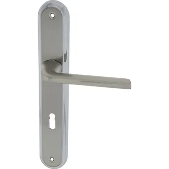 Alub Fokus nikl chrom - štítové kování 90 mm