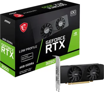 Grafická karta MSI GeForce RTX 3050 LP 6G OC