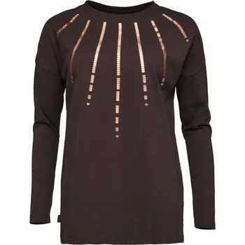 Dámské tričko LOAP AMIRA L Hnědá, Zlatá