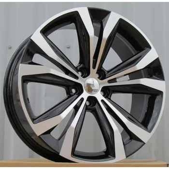 Alu kolo Alu kola Racing Line B1437, 20x8 5x114.3 ET30, černá + leštění (zátěžová) vhodné pro Lexus RX II (do 2022)