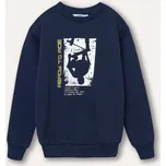 Chlapecká mikina - Winkiki WTB 32110, tmavě modrá Barva: Modrá tmavě, Velikost: 164