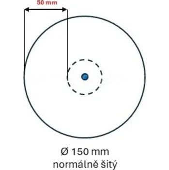 Brusný kotouč Leštící kotouč Damašek/Sypek rozměr 150x20x otvor (varianty), Damašek/Sypek 150x20 - otvor 20, normálně šitý