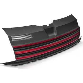 Kapota Přední maska bez znaku VW T6 2015-, černá, červená (GRVW29)