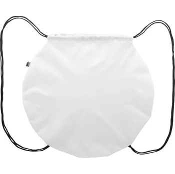 Reklamní CreaDraw Circle taška na stahování šňůrkou na zakázku, černá