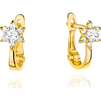 Hodinky Náušnice Bonore - Zlato 585 - Kubický Zirkon 141145