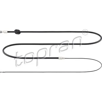 Brzdový systém Tažné lanko, parkovací brzda HANS PRIES - TOPRAN 408 406