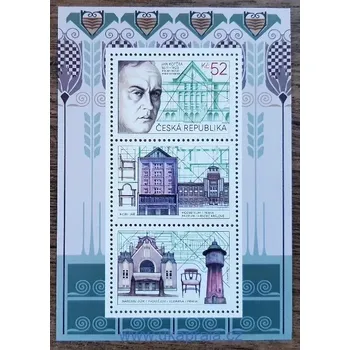 Sběratelství ČR ** aršík A1143, Osobnosti - Jan Kotěra, r. 2021