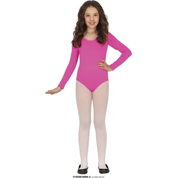 Karnevalový doplněk Guirca Tmavě růžové body s dlouhým rukávem dětské Velikost: 9 – 12 let