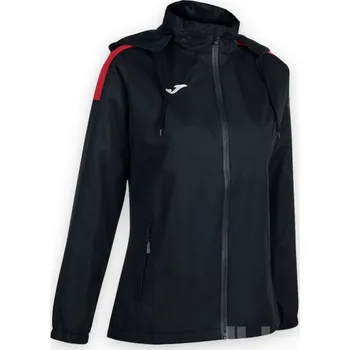 Dámská šusťáková bunda JOMA TRIVOR, barva černá - červená, velikost XS