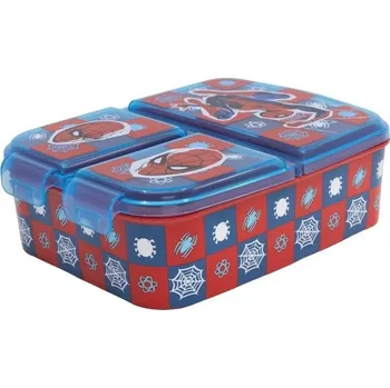 Svačinový box MULTI BOX NA SVAČINU SPIDERMAN stor 74720 modro - červený Velikost: uni