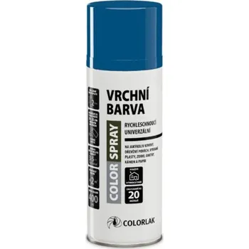 Barva ve spreji Colorlak Sprej Color, vrchní barva RAL5010 modrá lesklá, 400 ml