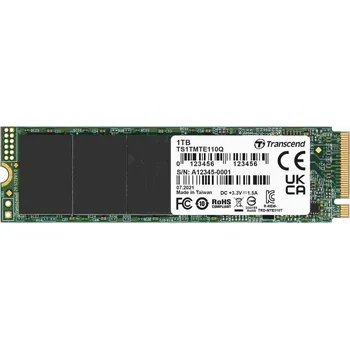 Interní pevný disk TRANSCEND SSD 110Q 1TB, M.2 2280, PCIe Gen3x4, NVMe, M-Key, QLC, DRAM-less