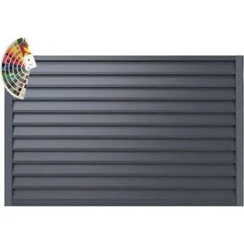 brána ALU výplň horizontální vč. odstínu dle RAL a zabudování