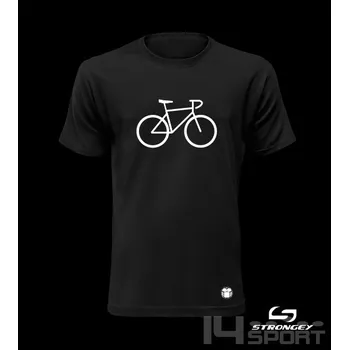 Chlapecké tričko Chlapecké triko STRONGEY BIKE BLACK, velikost 7 let